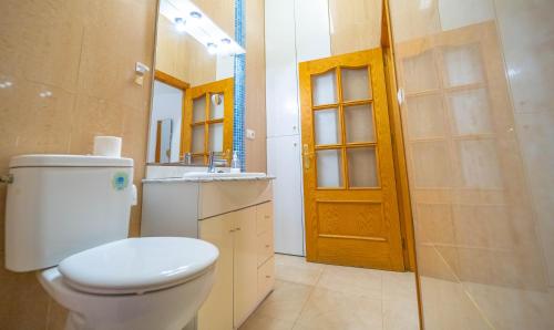 Koupelna v ubytování Bonito Apartamento