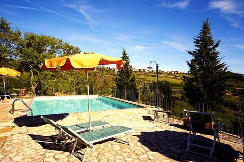 Der Swimmingpool an oder in der Nähe von Podere Palazzolo (ADULTS ONLY)