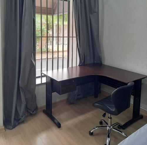 Ruang duduk di FLAT 1- Locação Temporada Centro Itapira