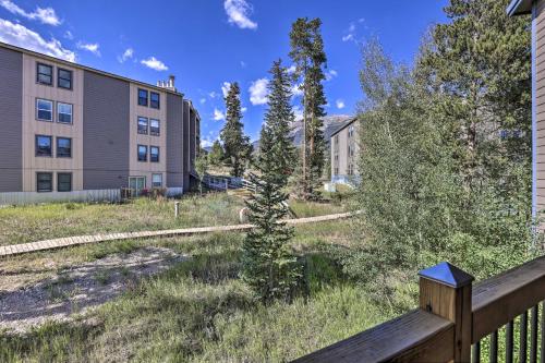 a view from the balcony of a building at Ski Shuttle and Pool Modern Silverthorne Condo! in Silverthorne
