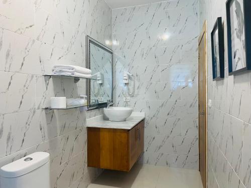 Koupelna v ubytování Gaia Residence Deluxe