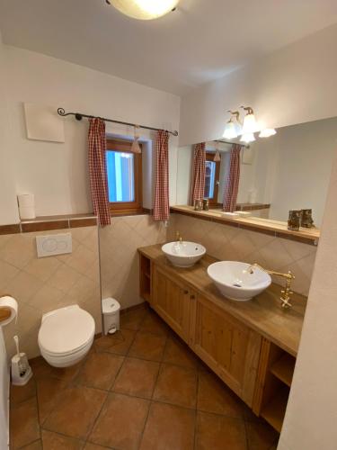 Koupelna v ubytování Ferienhaus Islitzer