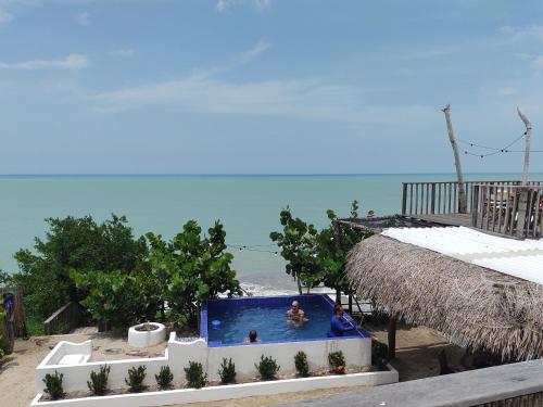 A view of the pool at Playa Kai Glamping or nearby
