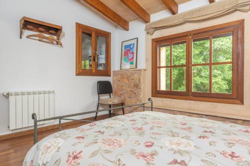 Cama o camas de una habitación en Son Arboç Gran