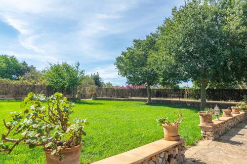 Jardín al aire libre en Son Arboç Gran