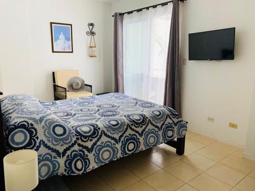 Ένα ή περισσότερα κρεβάτια σε δωμάτιο στο Villa Verde II #30