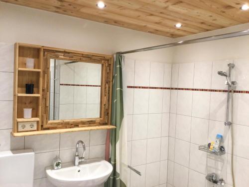 Koupelna v ubytování Haus Rosina