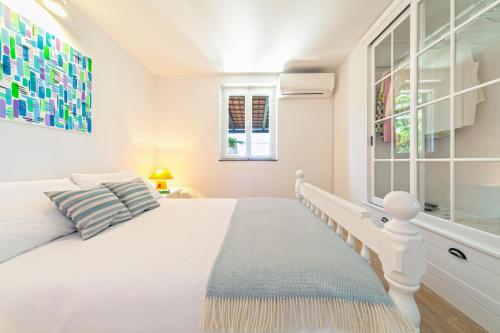 Ένα ή περισσότερα κρεβάτια σε δωμάτιο στο Villa Skalinada