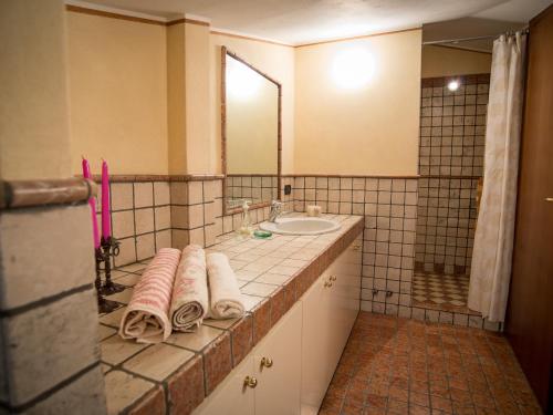 A bathroom at B&B del Gran Ducato di Alzano Sopra