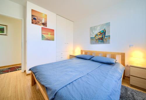 Postel nebo postele na pokoji v ubytování Apartment Nadica