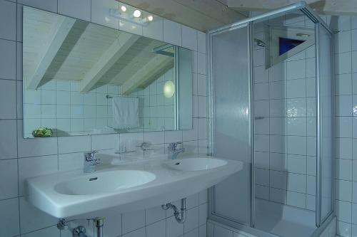 Kúpeľňa v ubytovaní Appartement Chalet Claudia