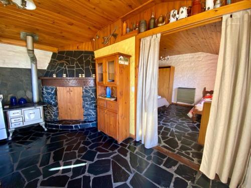 Η κουζίνα ή μικρή κουζίνα στο Hostería & Cabañas Río Fénix