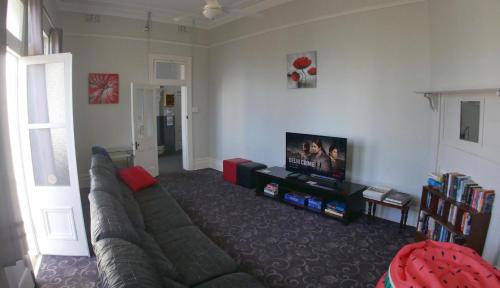 Χώρος καθιστικού στο Geraldton Backpackers