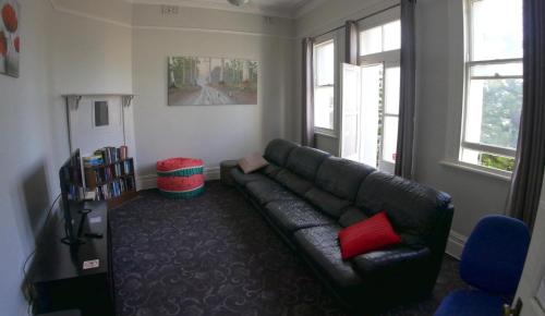 Χώρος καθιστικού στο Geraldton Backpackers