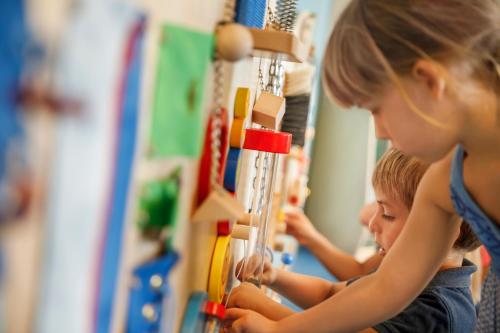a group of children playing with legos at Valamar Sanfior Hotel & Casa in Rabac
