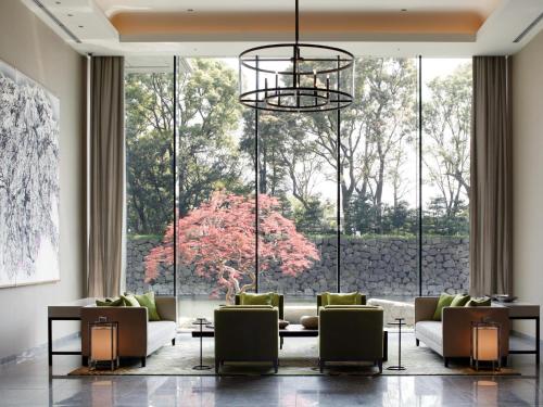 Posezení v ubytování Palace Hotel Tokyo