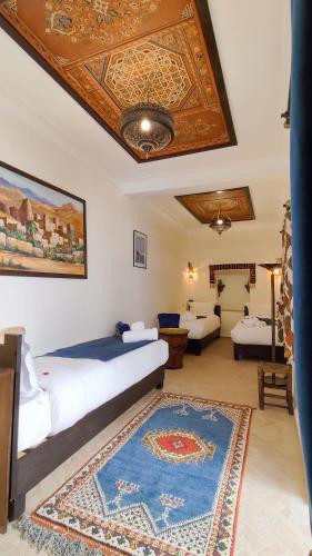 RIAD DAR En-Nawatにあるベッド