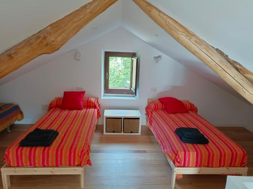 Postel nebo postele na pokoji v ubytování Xilloi Beach Resort