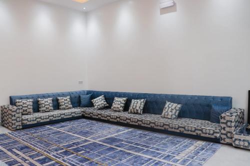 Ruang duduk di استراحة مارينا ضباب marina dibab guste house