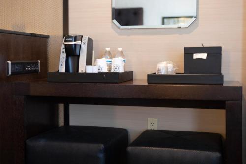 a counter in a hotel room with a coffee maker at Miccosukee Casino & Resort in Miami