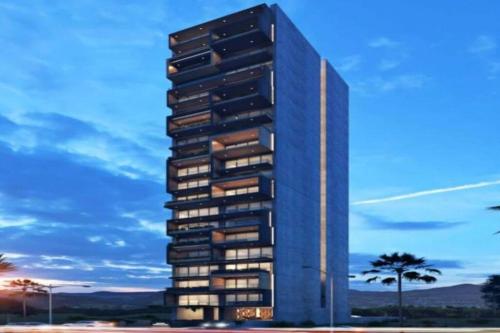 a rendering of a tall building at Departamento catania con vista al mar in Mazatlán