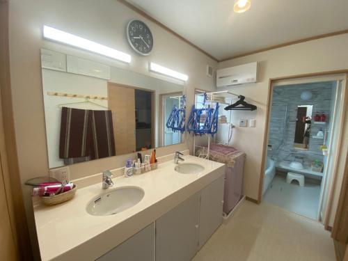 Phòng tắm tại 琵琶湖畔澄の宿