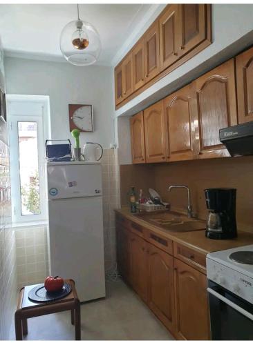 Η κουζίνα ή μικρή κουζίνα στο Dimitri's house