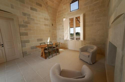 Χώρος καθιστικού στο MASSERIA LILEI