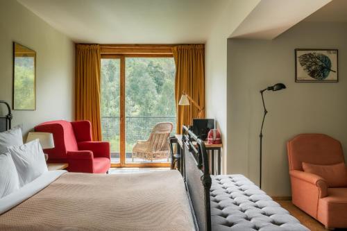 Istumisnurk majutusasutuses Rooms Hotel Kazbegi