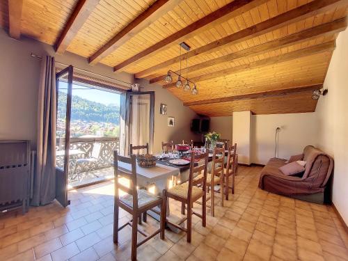 APPARTEMENT-CENTRE-MORZINE-VUE PISTES-8-9 pers-BOIS VENANTS