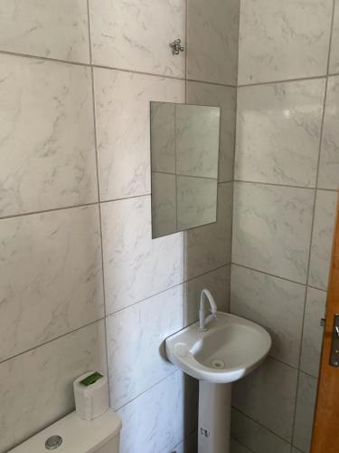 Bilik mandi di Residencial pimenta - aluguel temporada - apto mobiliado