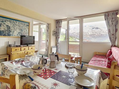 Appartement 2 pièces · Ski aux pieds · Balcon sud · 6 pers · Centre station - FR-1-344-464