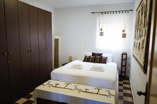 A bed or beds in a room at Morro de las Mesias