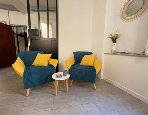 Een zitgedeelte bij Le Petit Dijonnais