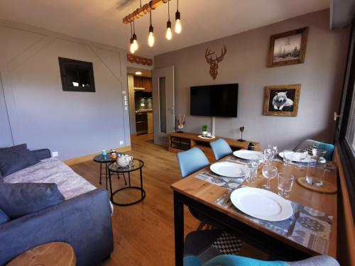 Studio cabine 4 pers près pistes, wifi, parking
