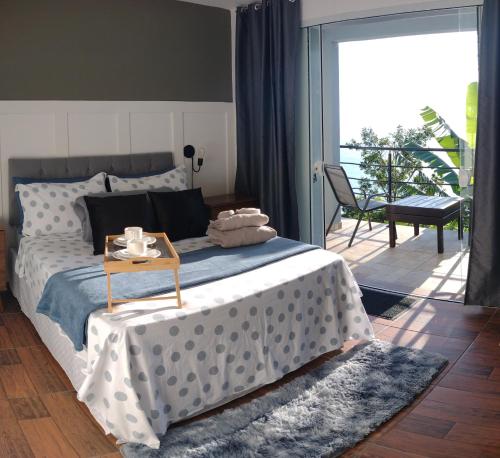 Postel nebo postele na pokoji v ubytování Suite com piscina e jacuzzi