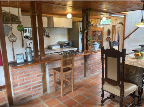 Virtuvė arba virtuvėlė apgyvendinimo įstaigoje Mirador de los Vientos