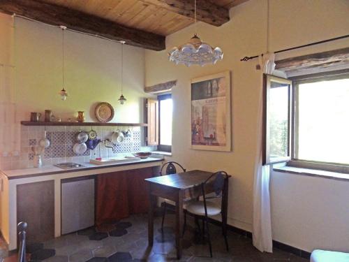 Dapur atau dapur kecil di Locanda dell'Istrice