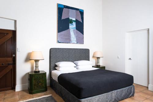 Postel nebo postele na pokoji v ubytování Mona Farm