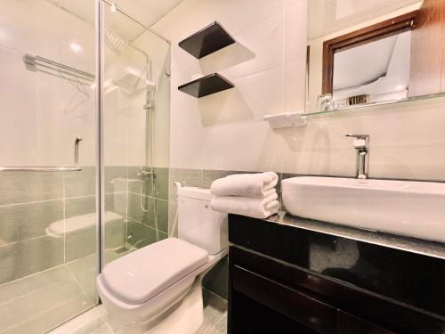 Koupelna v ubytování Dương Đông Hotel