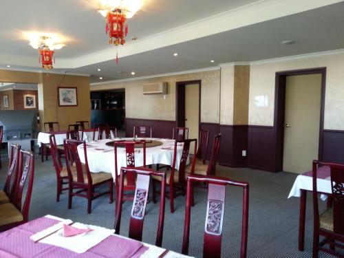 Riddiford Hotelにあるレストランまたは飲食店