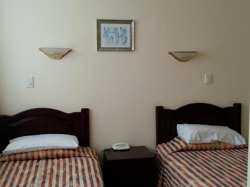 Riddiford Hotelにあるベッド