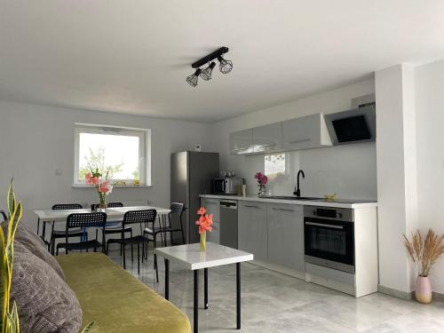 Dapur atau dapur kecil di Apartamenty Emerald Hills