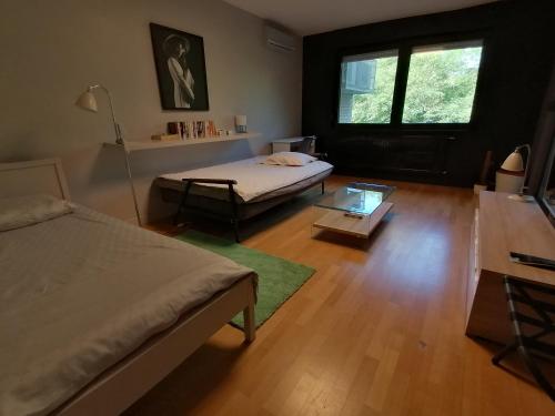 Postel nebo postele na pokoji v ubytování Apartment Green Oasis Zagreb