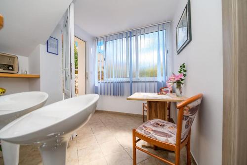 Koupelna v ubytování Bozena