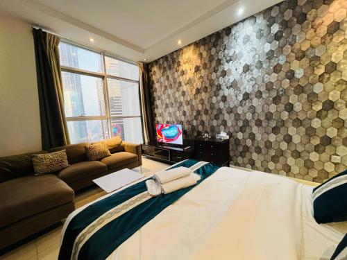 Fotografie z fotogalerie ubytování 3 bedroom marina beach view apartment skyview tower marina v Dubaji