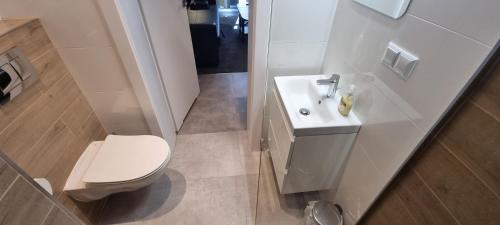 Ένα μπάνιο στο Apartamenty Chorzów obok Parku Śląskiego