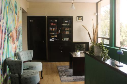 Posezení v ubytování Hotel Alika