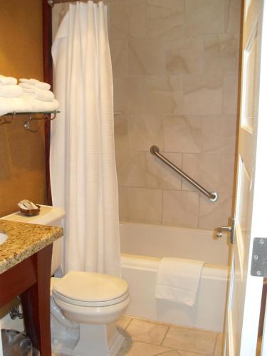 Koupelna v ubytování Hotel Elliott