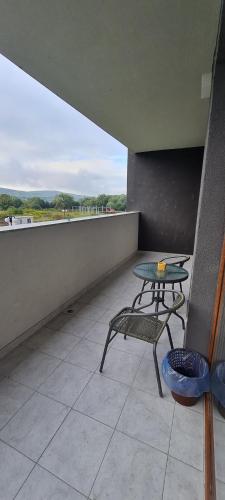 Balkon atau teras di La Andrei